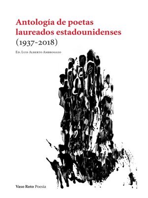 cover image of Antología de poetas laureados estadounidenses (1937-2018)
